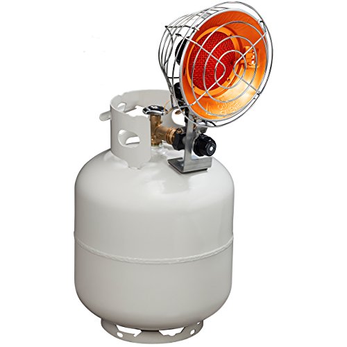 Silver 15,000 BTU Propane Gas Tank Top Heater I2048