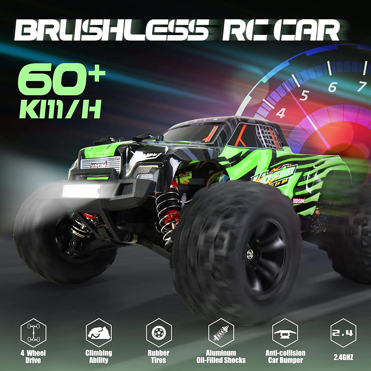 Brushless RC Car 1:16 4WD Off-Road Remote Control Truck X217567