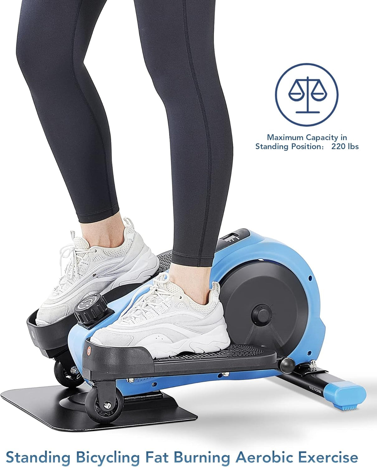 Mini Elliptical Machine with 8 Levels Adjustable Magnetic Resistance S32755