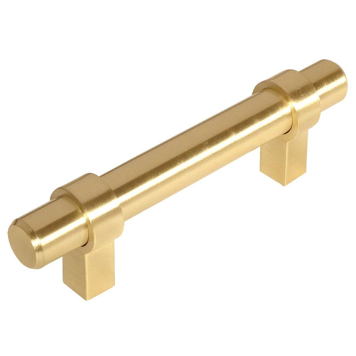 Brushed Brass Cabinet Bar Handle Pull 25 Pack H781041