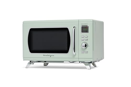 Retro Compact Countertop Microwave A87562