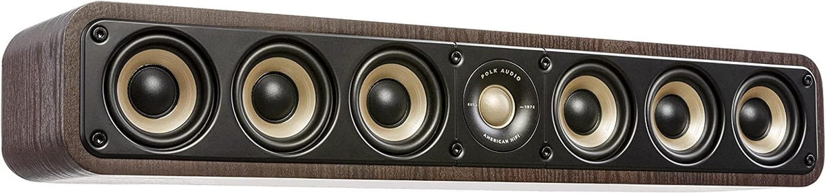 Black Slim Center Channel Speaker with 1" Tweeter and 3" Woofers Z5974
