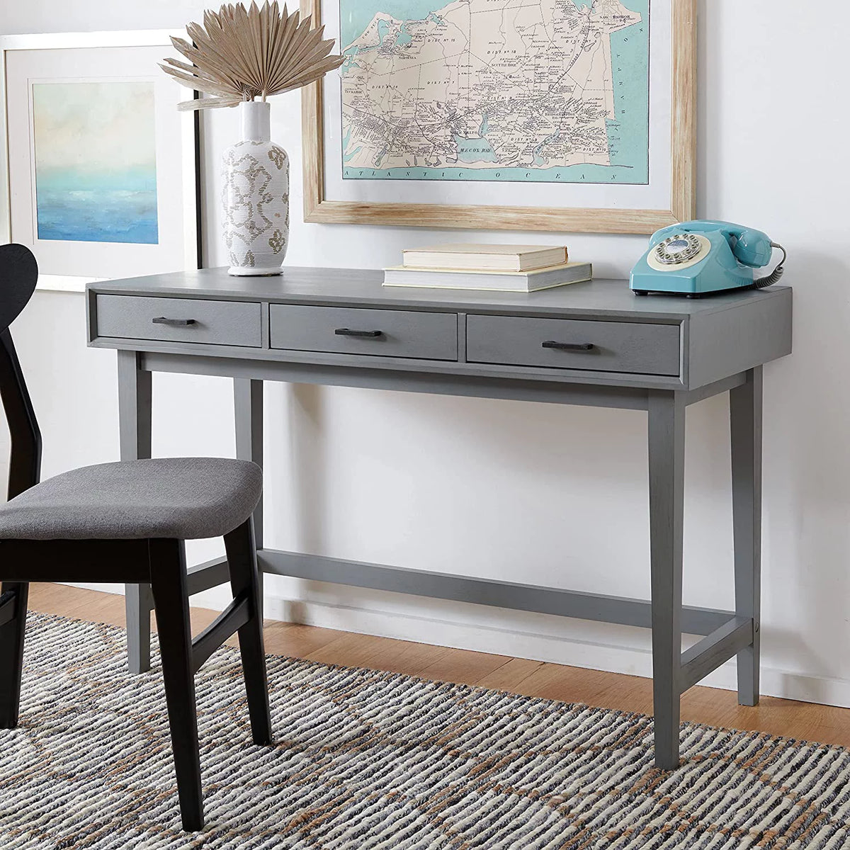 Brown 3-Drawer Computer Desk C3423