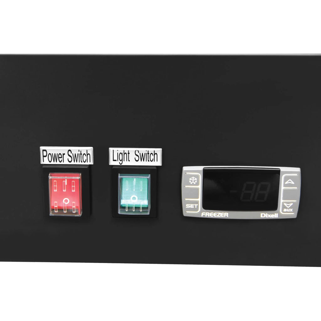 Black 45 Cu. Ft. Glass Door Merchandiser Freezer U910