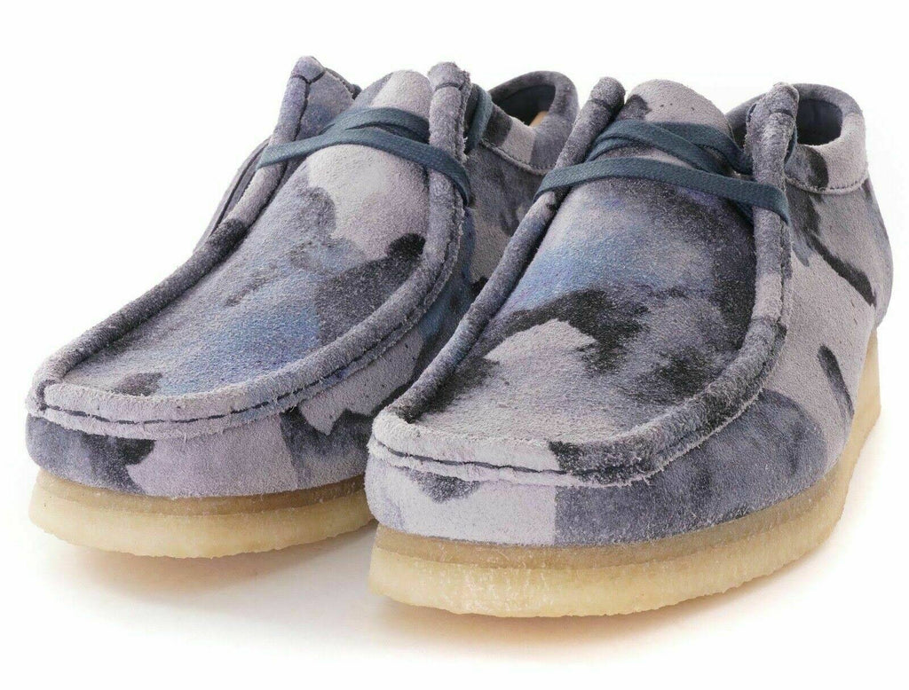 Blue Camo Wallabee Shoes I80287