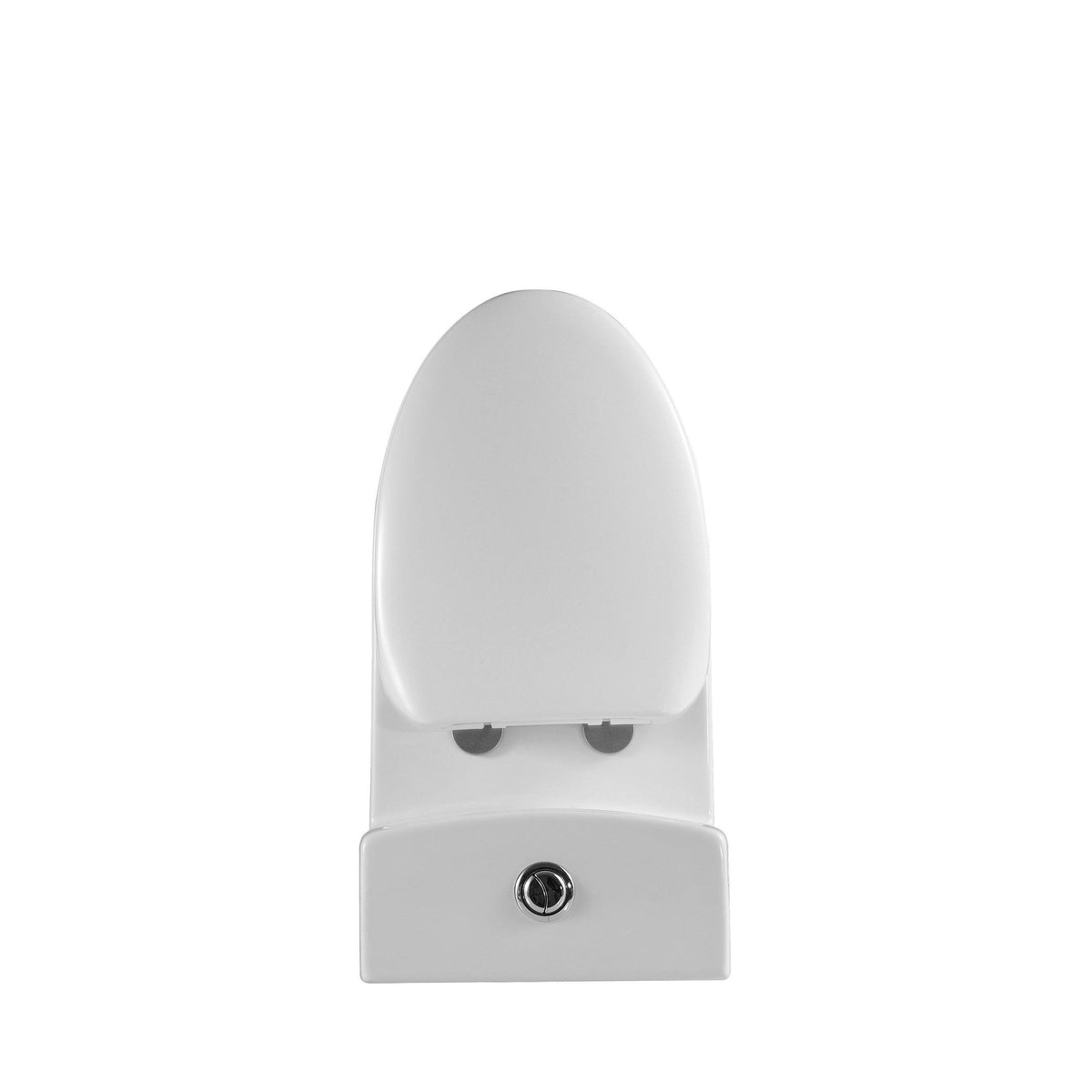 White Contemporary Elongated Toilet M325972