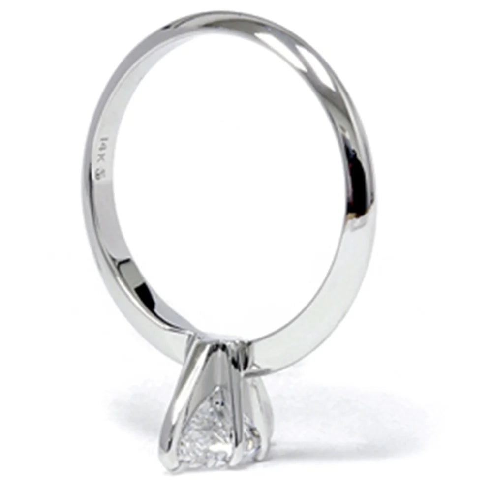 1ct Marquise Diamond Engagement Ring 14K White Gold A28906