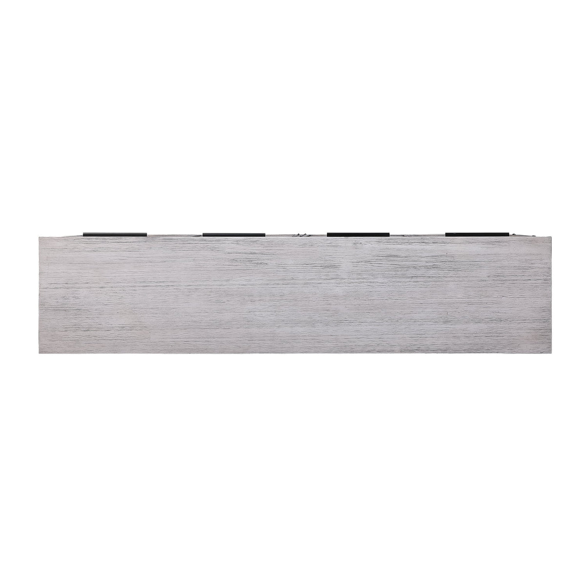 White Wood Four Door Media Credenza U111527