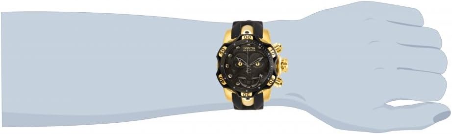 52.5mm Stainless Steel Aluminum Black Watch I508078