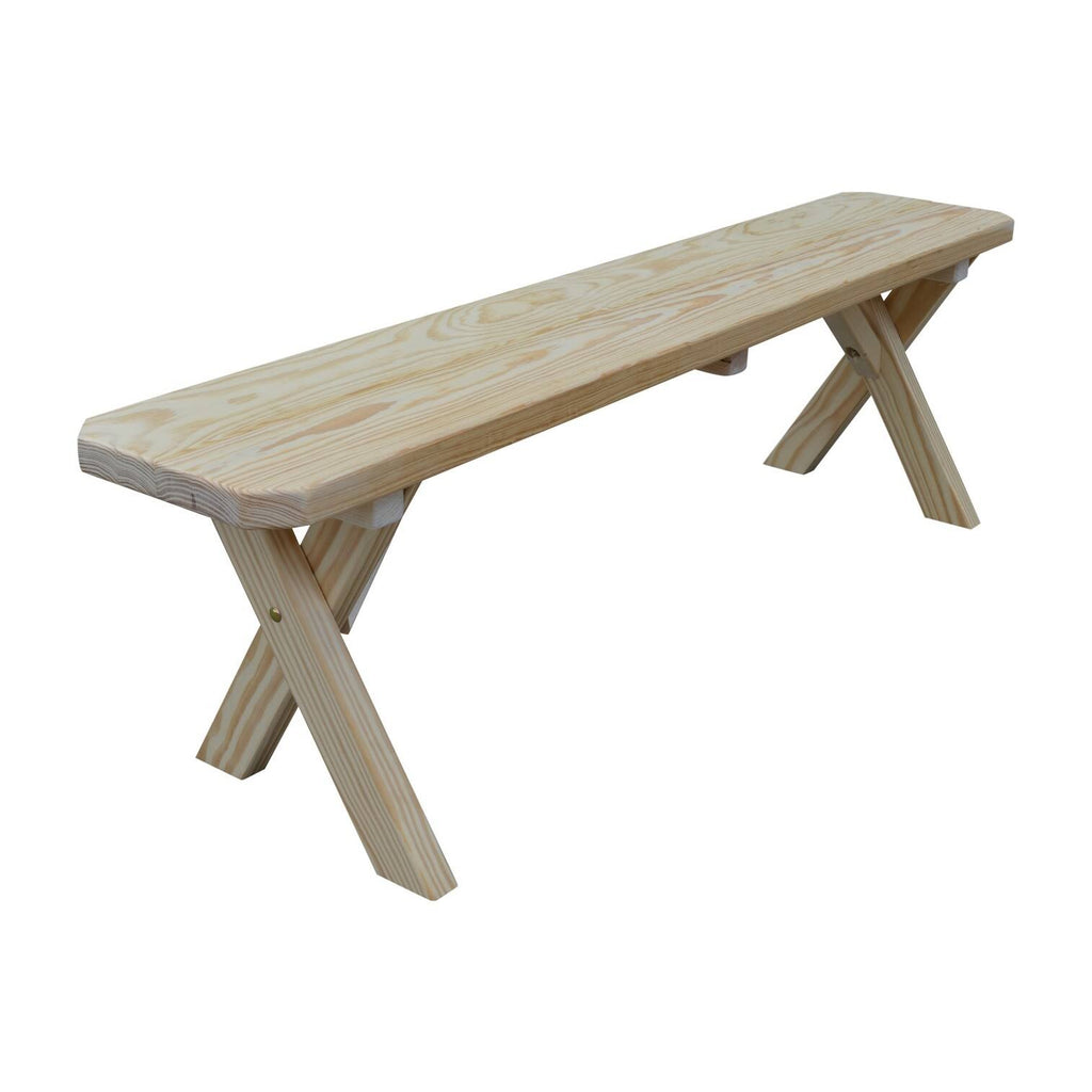Dark Green Crossleg Bench Y1146