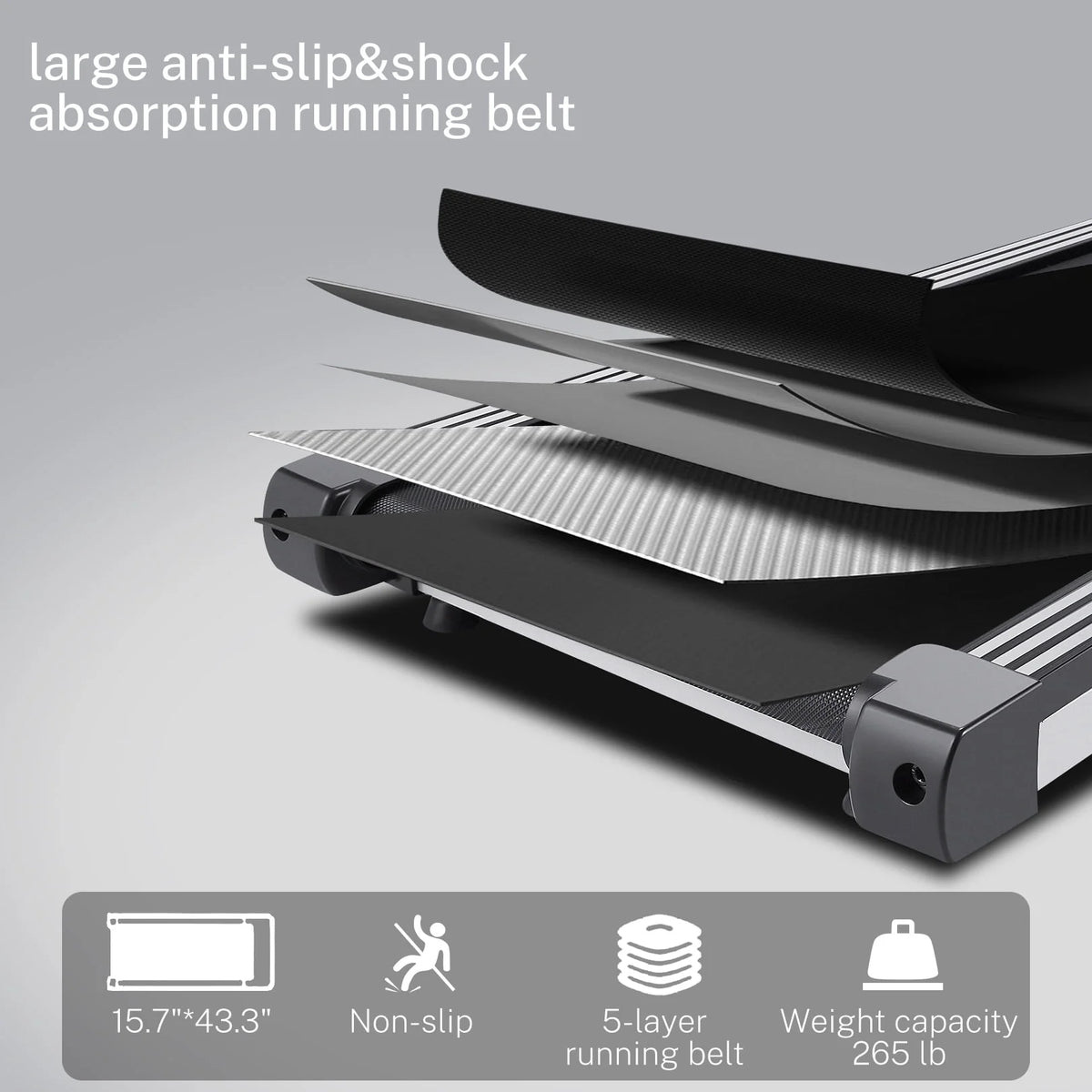 Incline Treadmill with 10 Touchscreen S614723