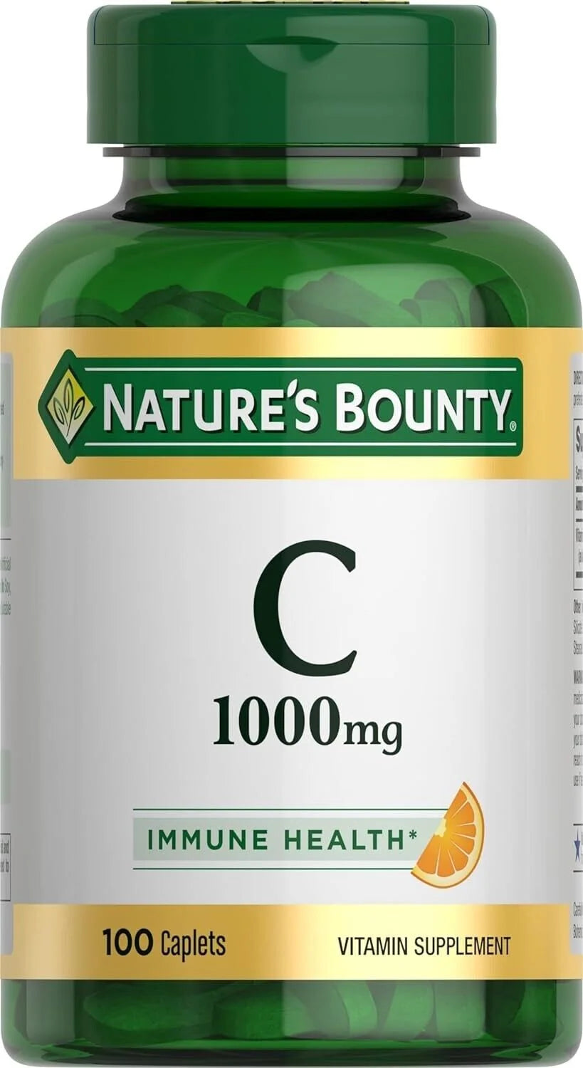 1000mg Vitamin C Supplement, 100 Capsules U6871