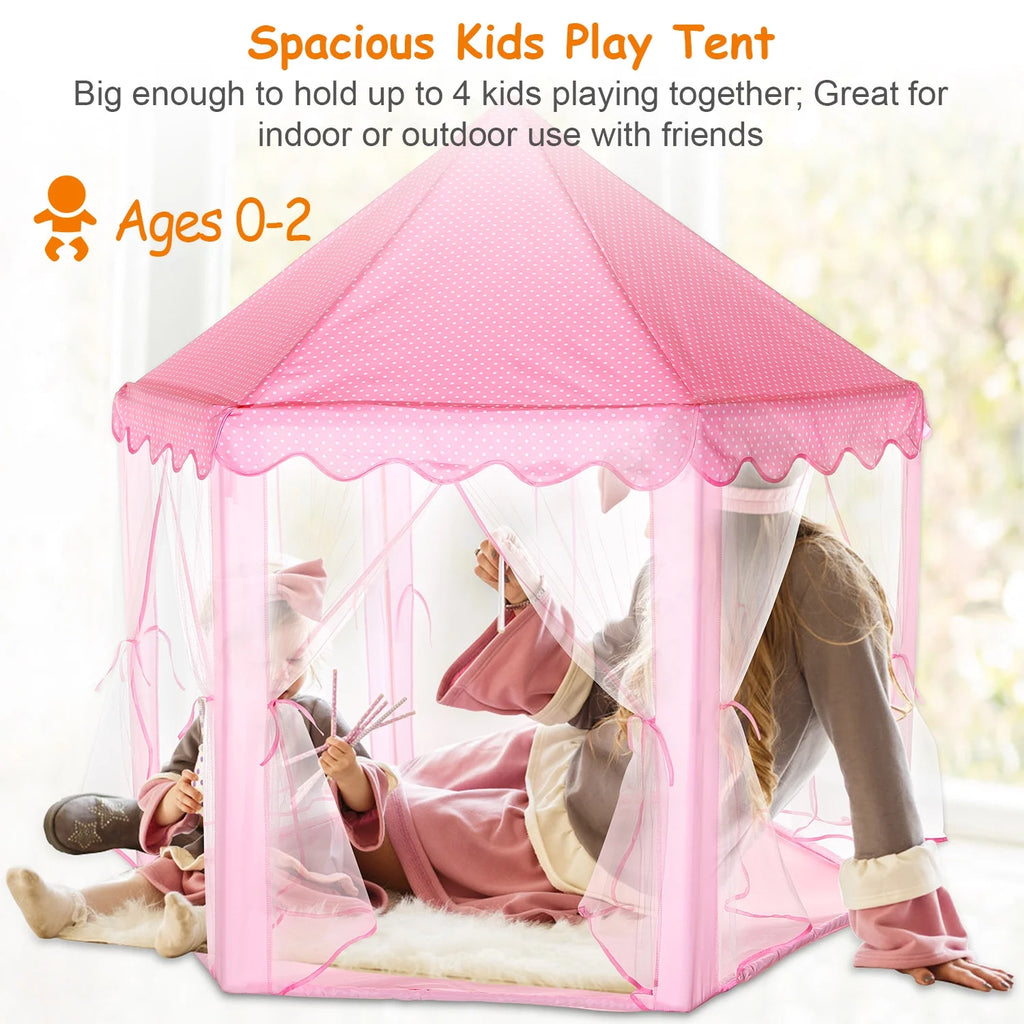 Princess Castle Tent Playhouse with Carry Case H218973