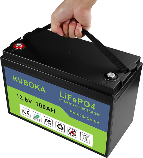 12V 100Ah Lithium LiFePO4 Rechargeable Battery with Built-in BMS L8930