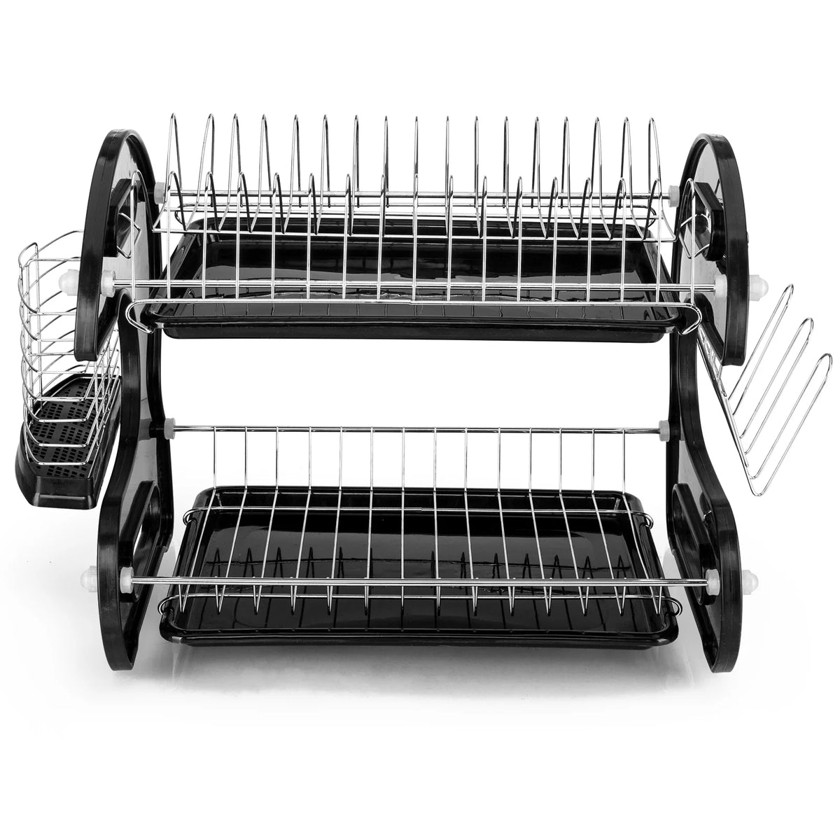 2-Tier Black Dish Drainer A248