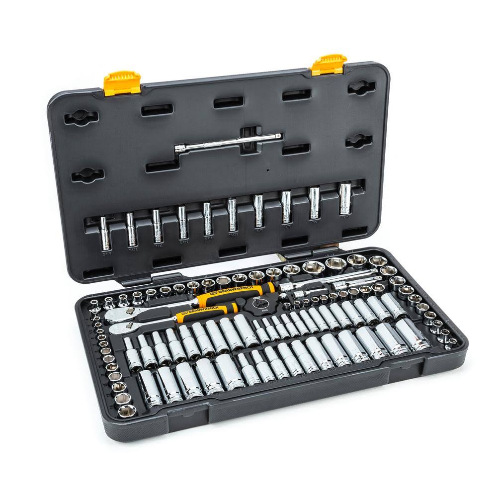 1/4 in. and 3/8 in. Drive 90-Tooth Mechanics Tool Set P92884