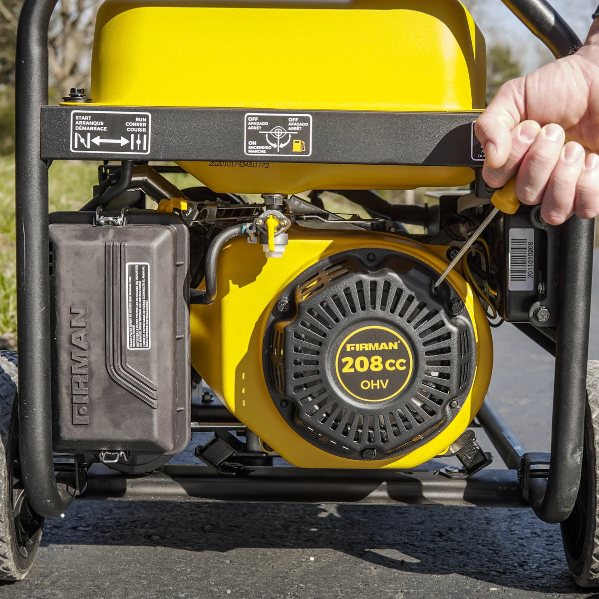 4550/3650 Watt Gas Portable Generator W1293
