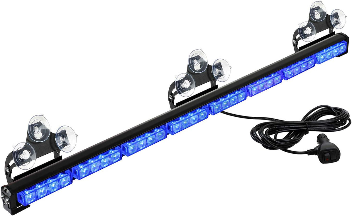 36 32LED Traffic Advisor Light Bar Amber/White Pack of 2 C21844
