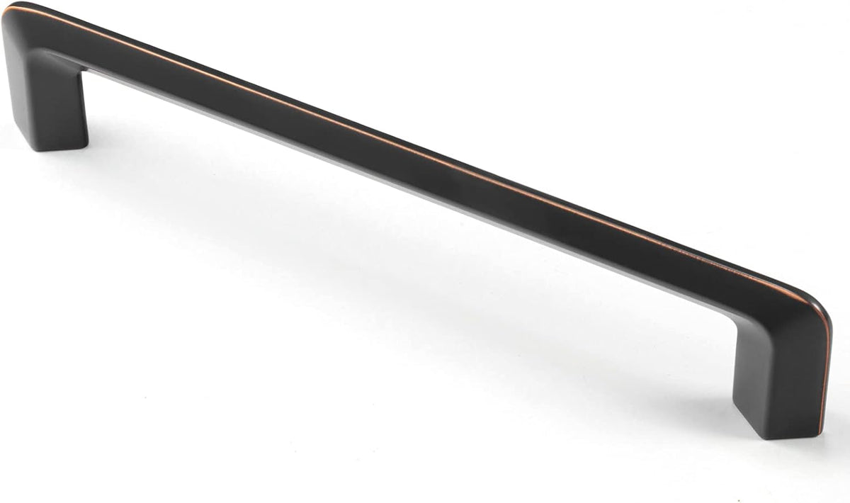 Brushed Brass Zinc Alloy Cabinet Handles 5.04'' 128mm 10 Pack F4672