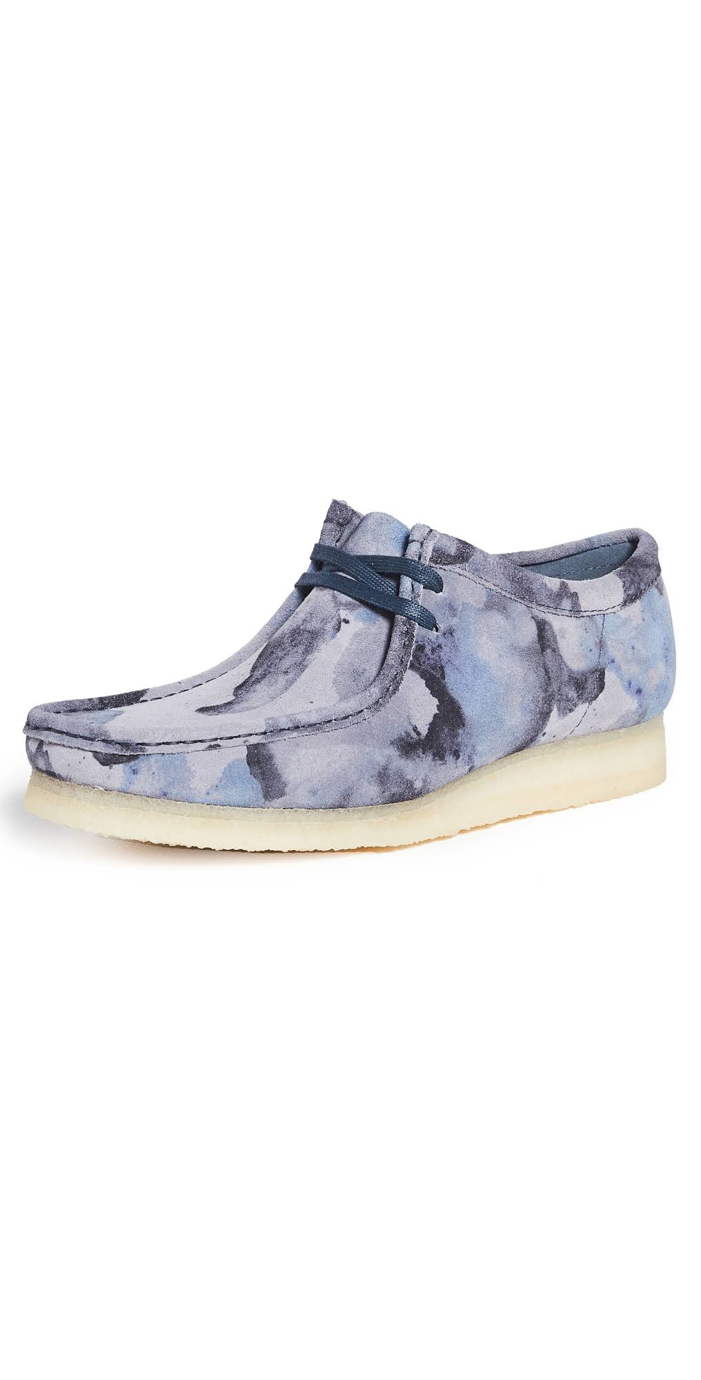 Blue Camo Wallabee Shoes I80287