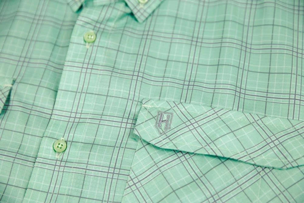 Melon Plaid Long Sleeve Shirt S395616