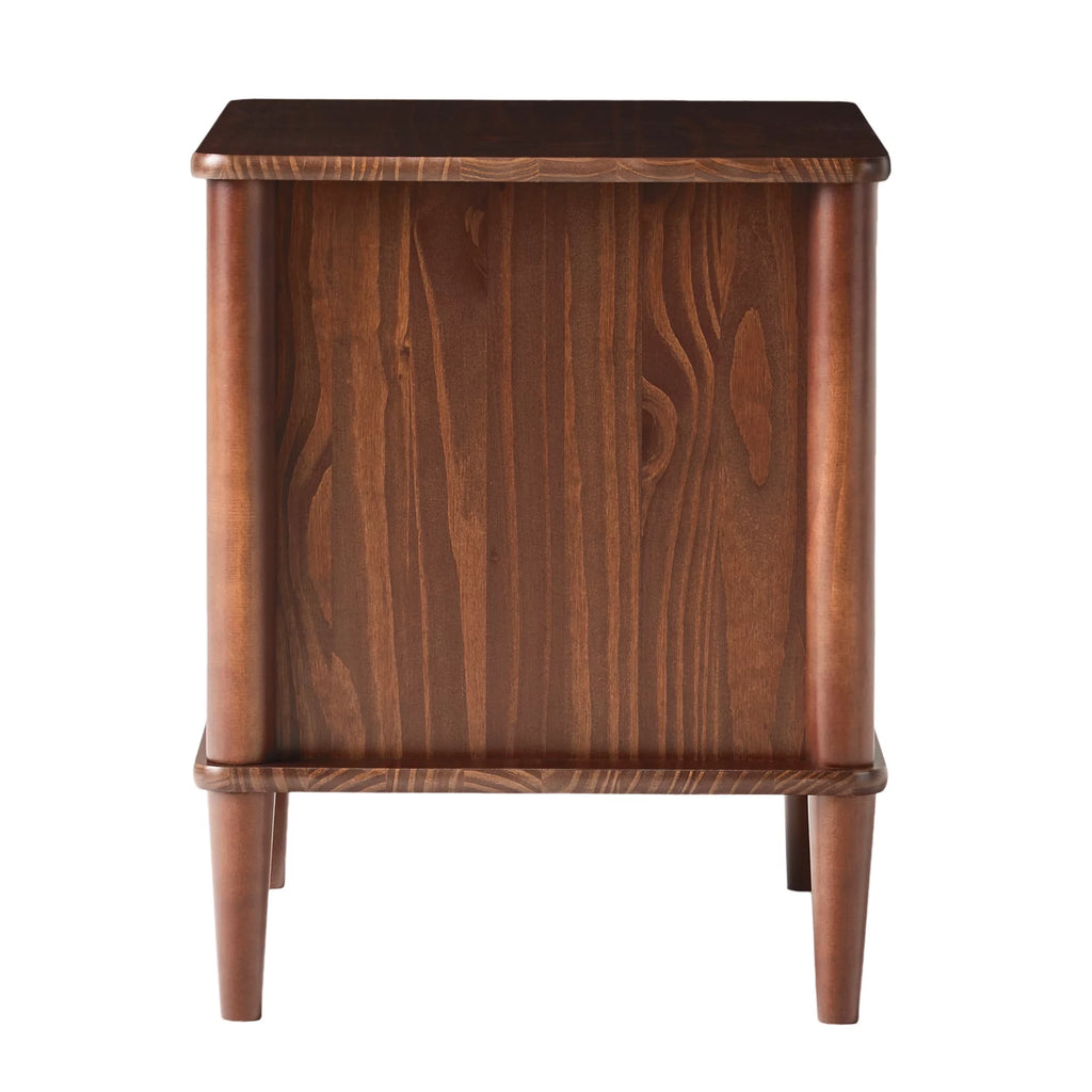 Walnut 1-Drawer Nightstand U361