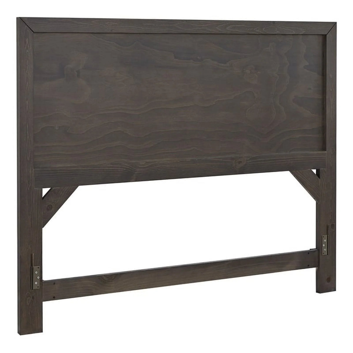 King Panel Wood Headboard In Stone Brown P750