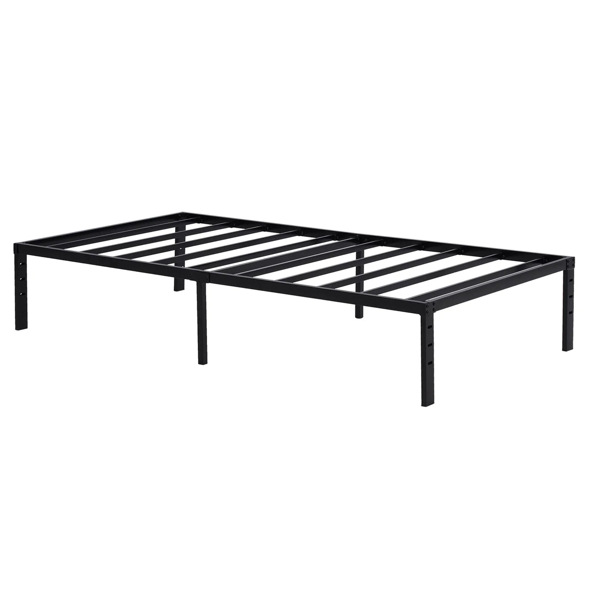 Twin Size Black Metal Platform Bed T801556