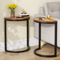 Brown 2PCS Slim Side Table O82057