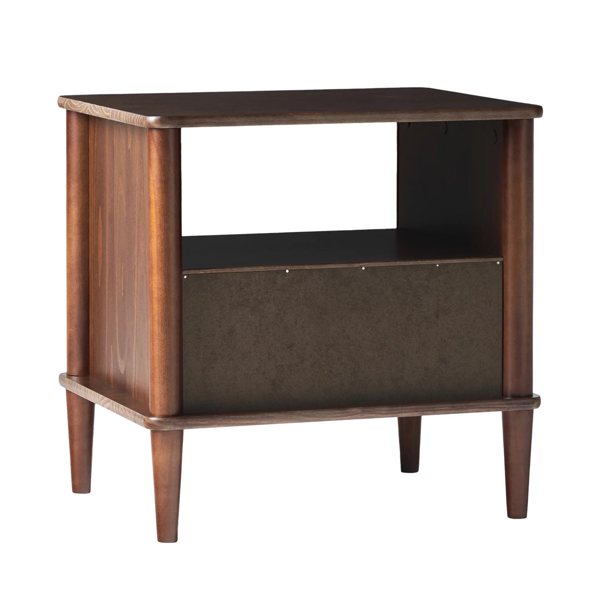 Walnut 1-Drawer Nightstand U361