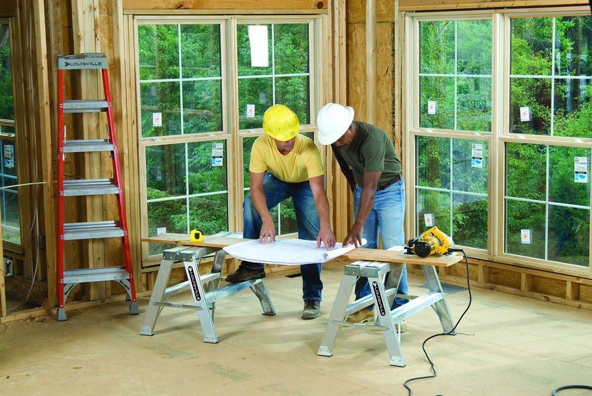 Aluminum Sawhorse 300-Pound Capacity M976172