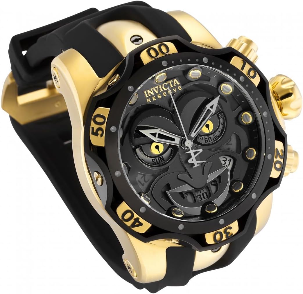 52.5mm Stainless Steel Aluminum Black Watch I508078