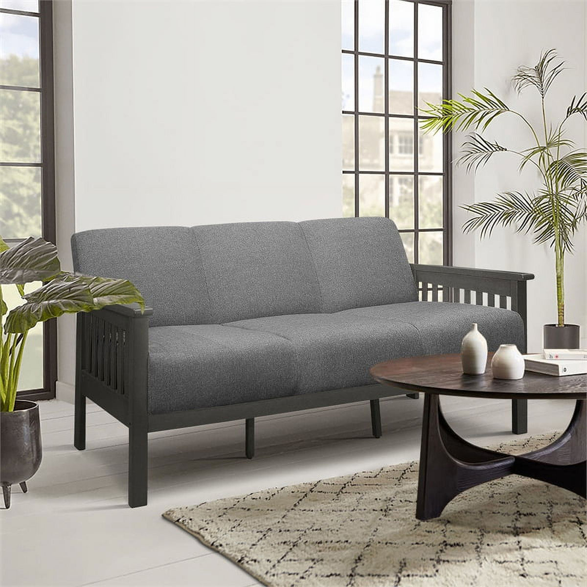 Gray 2-Piece Upholstered Sofa Set S69683