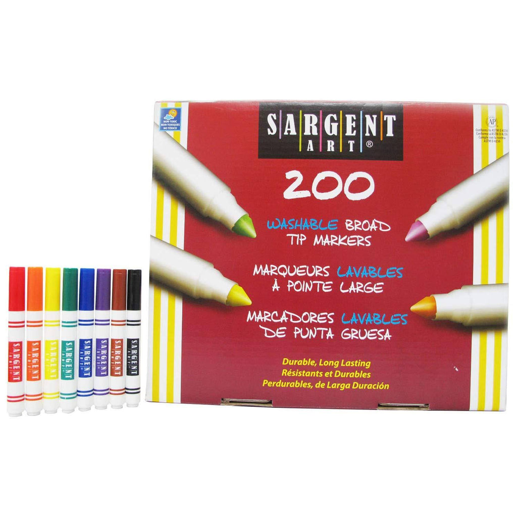200 Count Washable Broad Tip X173