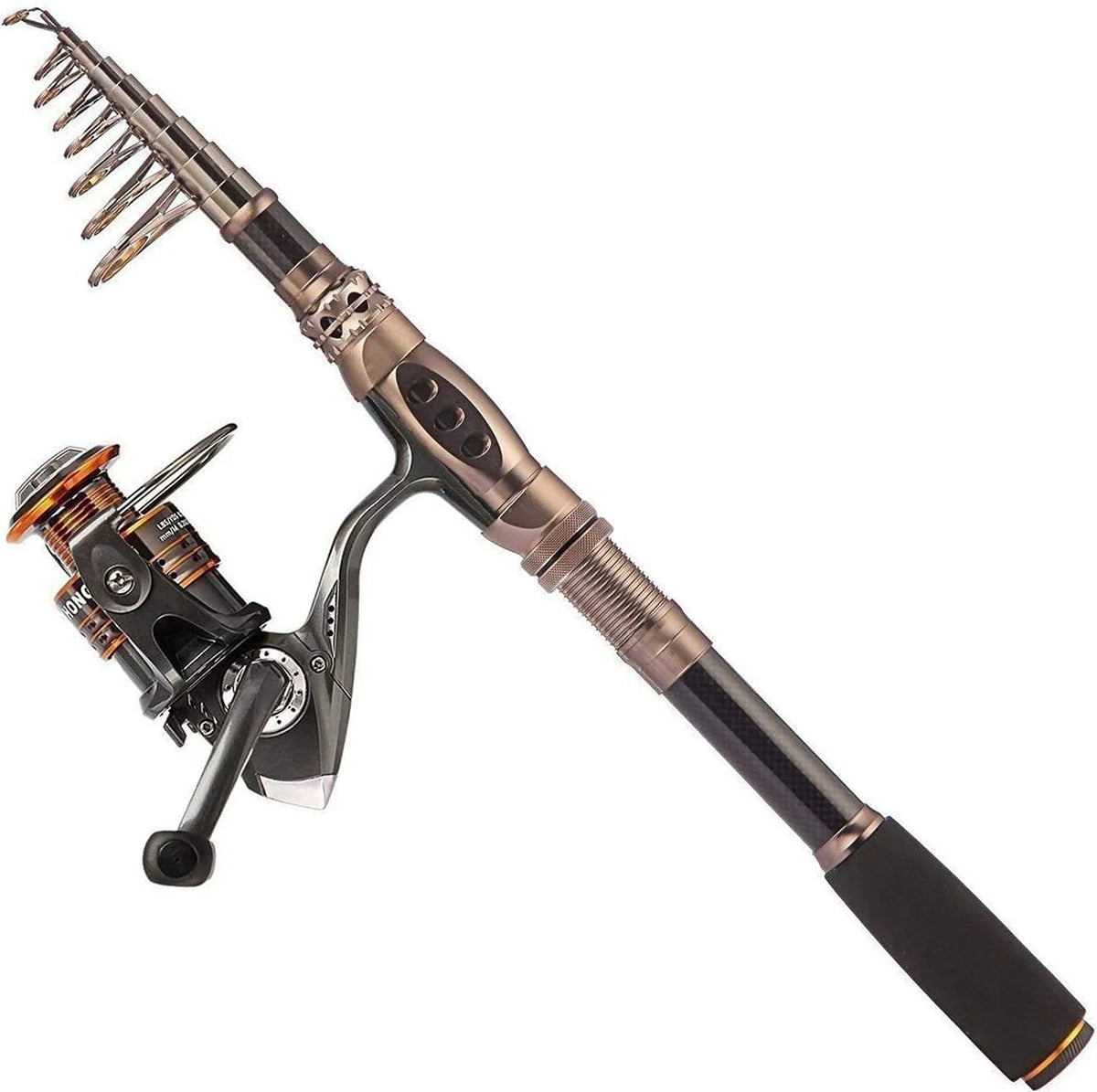 Carbon Fiber Telescopic Fishing Rod and Reel Combo M39945