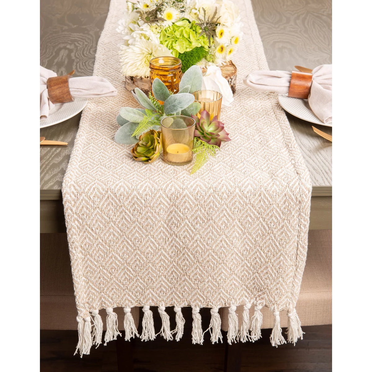 Cotton Table Runner V259