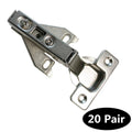 20 Pairs Concealed Kitchen Cabinet Door Hinges Full Overlay U8276