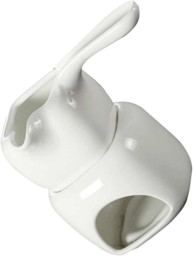 White Ceramic Chocolate Melting Pot L396149
