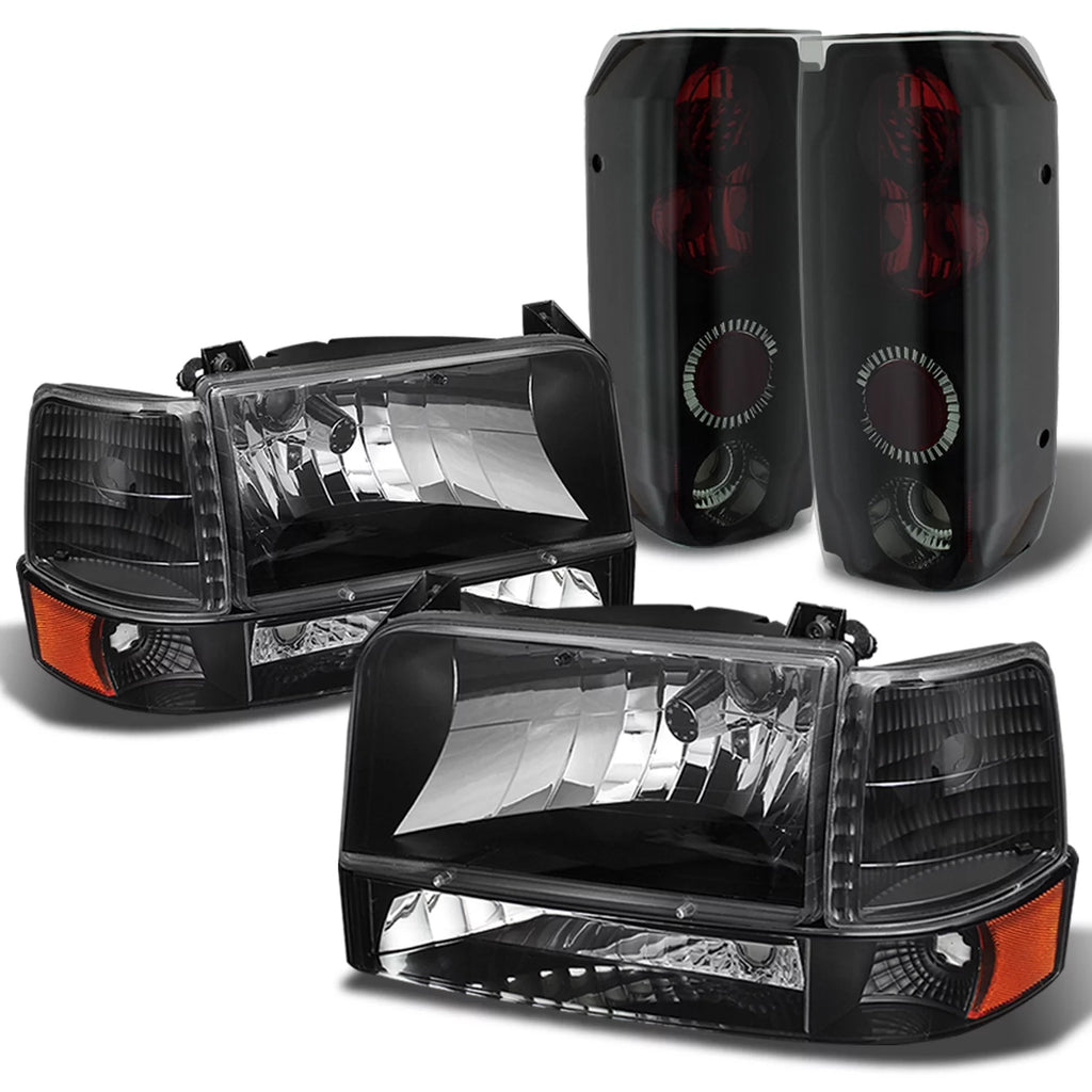 Black Headlights Lamps and Tail Lights I805
