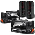 Black Headlights Lamps and Tail Lights I805