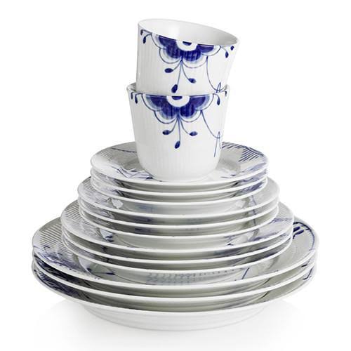 Blue Fluted Mega Oval Plate K268183