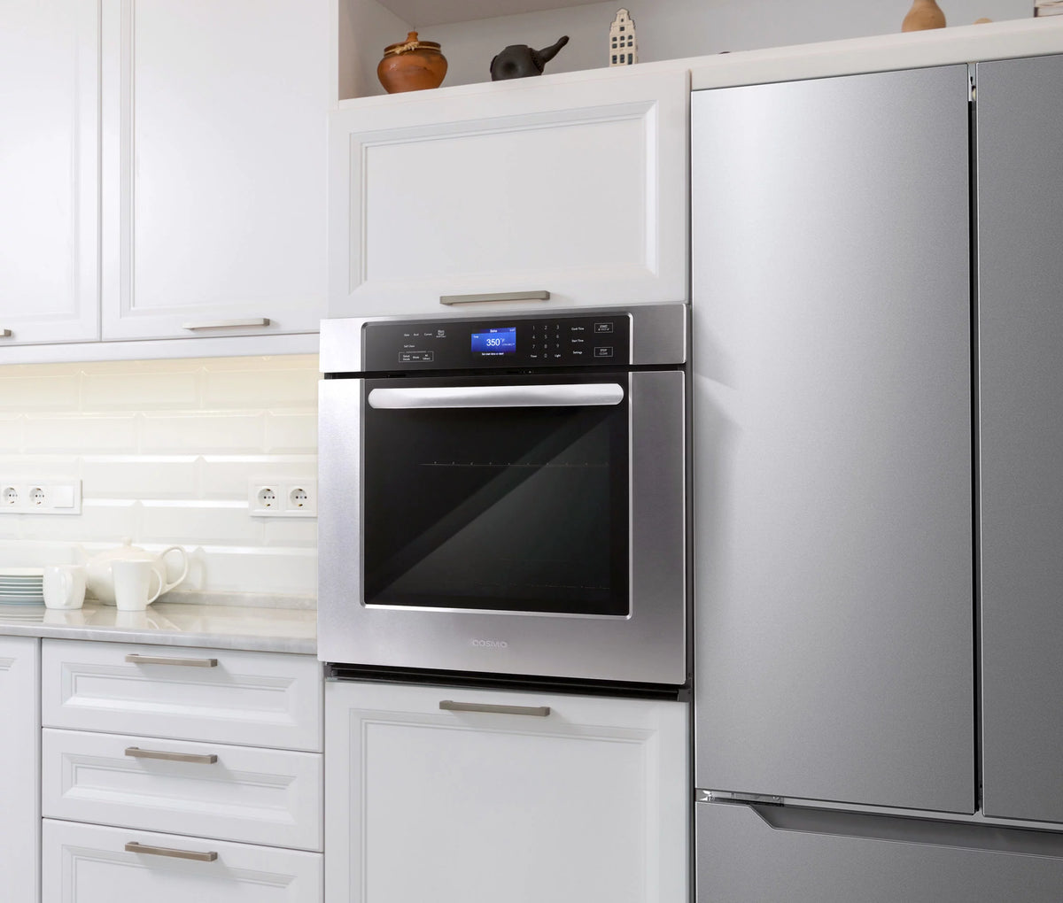 3 Piece Kitchen Appliance Package with Electric Cooktop Range Hood and Wall Oven D1553