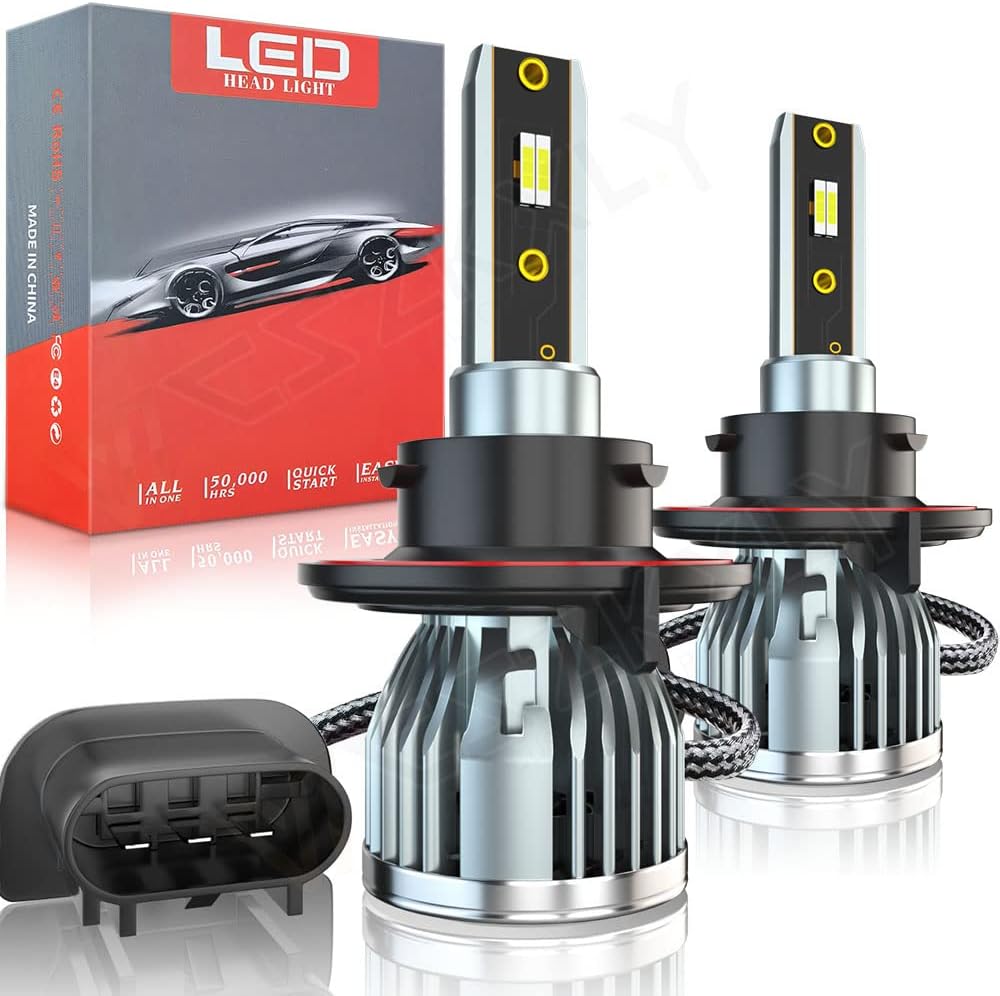H13 9008 LED Headlight Bulbs Combo Kit, 6000K Bright White, Pack of 2 X261446