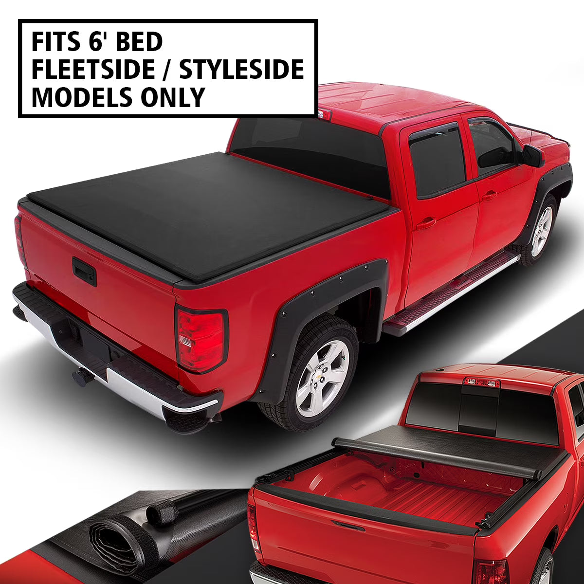 Soft Roll-Up Tonneau Cover Assembly I731