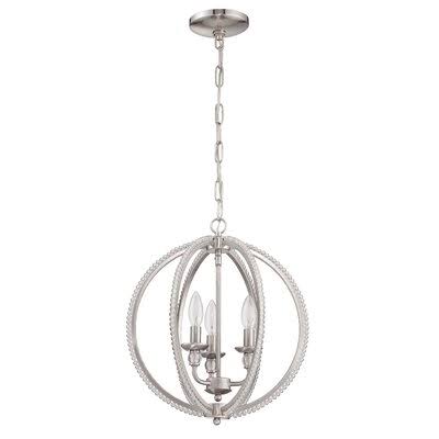 3-Light Candle-Style Chandelier C991156