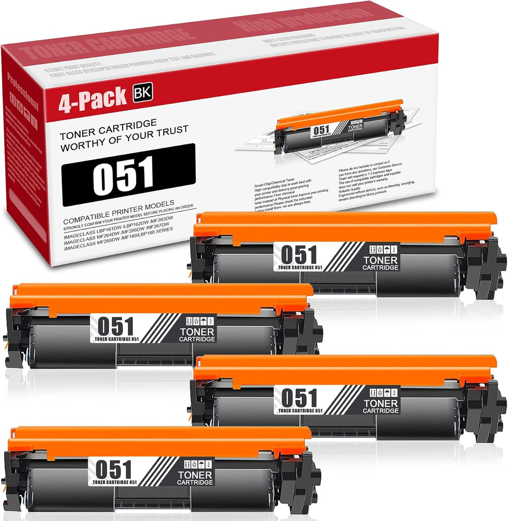 Black 4-Pack Compatible Toner Cartridge L6026