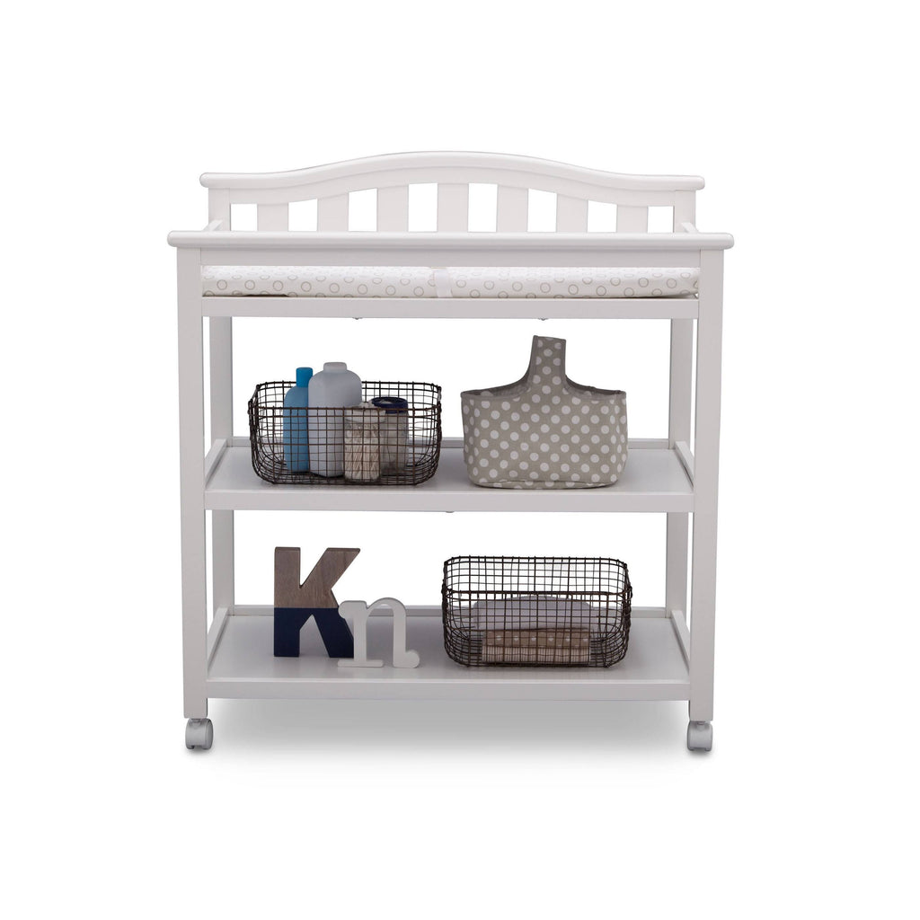 White Changing Table with Casters Z99707