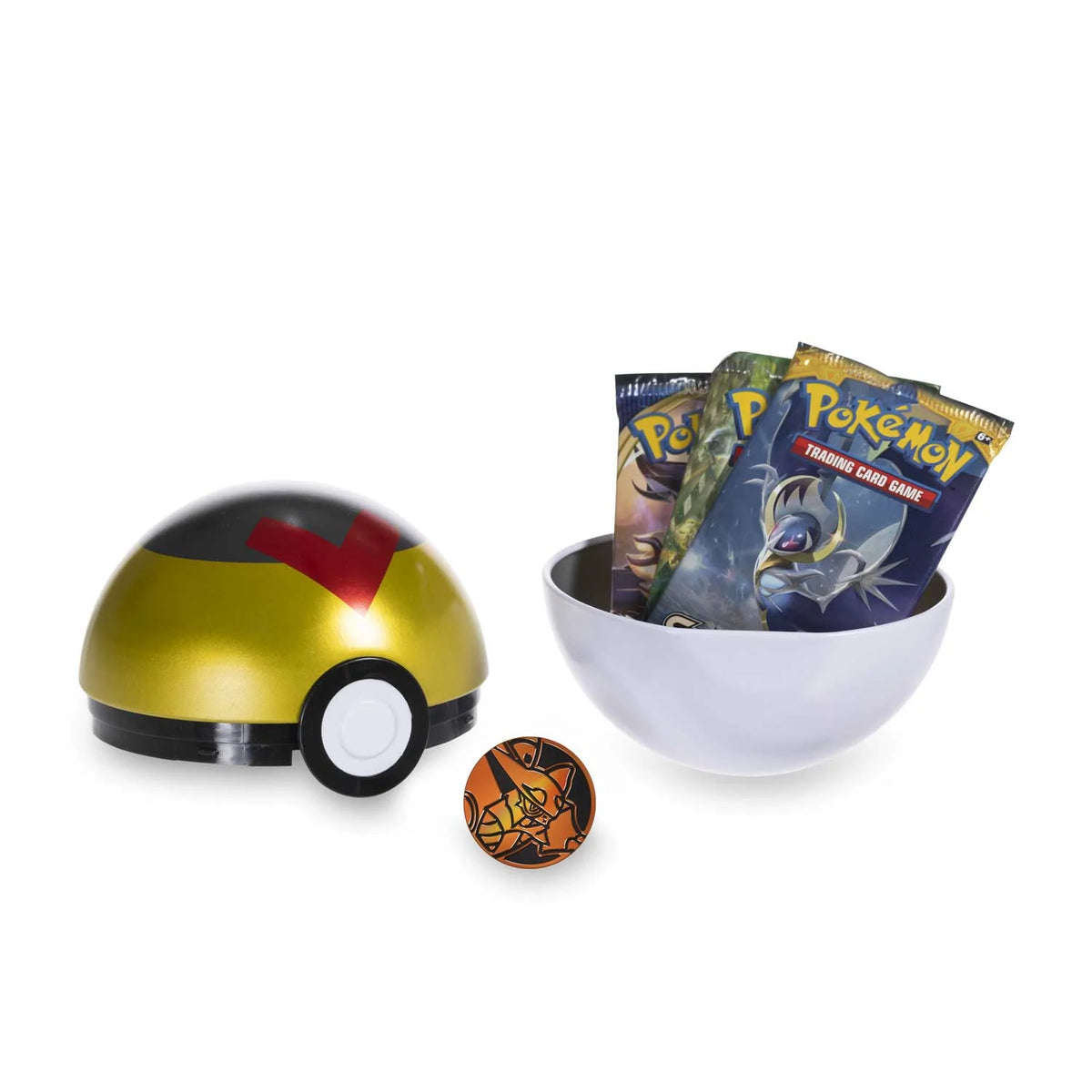 Pokeball Tin Set with 3 Booster Packs & Coin Y279