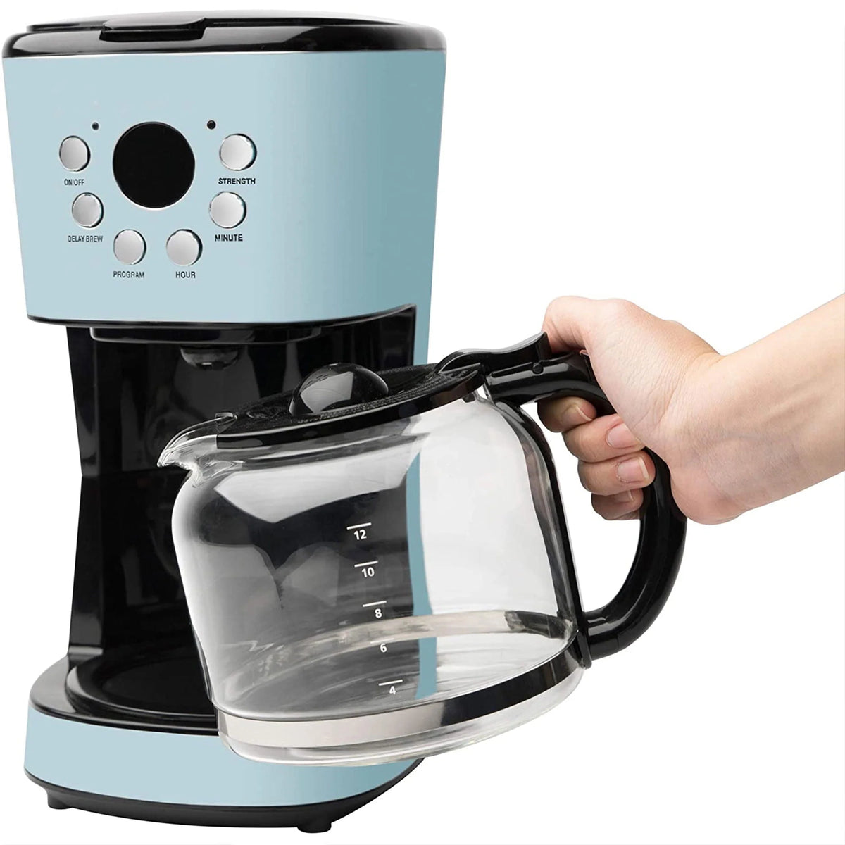 12 Cup Programmable Retro Coffee Maker M414950