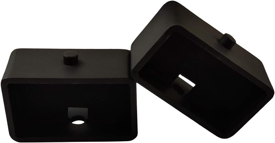 3" Rear Lift Steel Blocks with Extra Long U Bolts Pack of 2 E93370